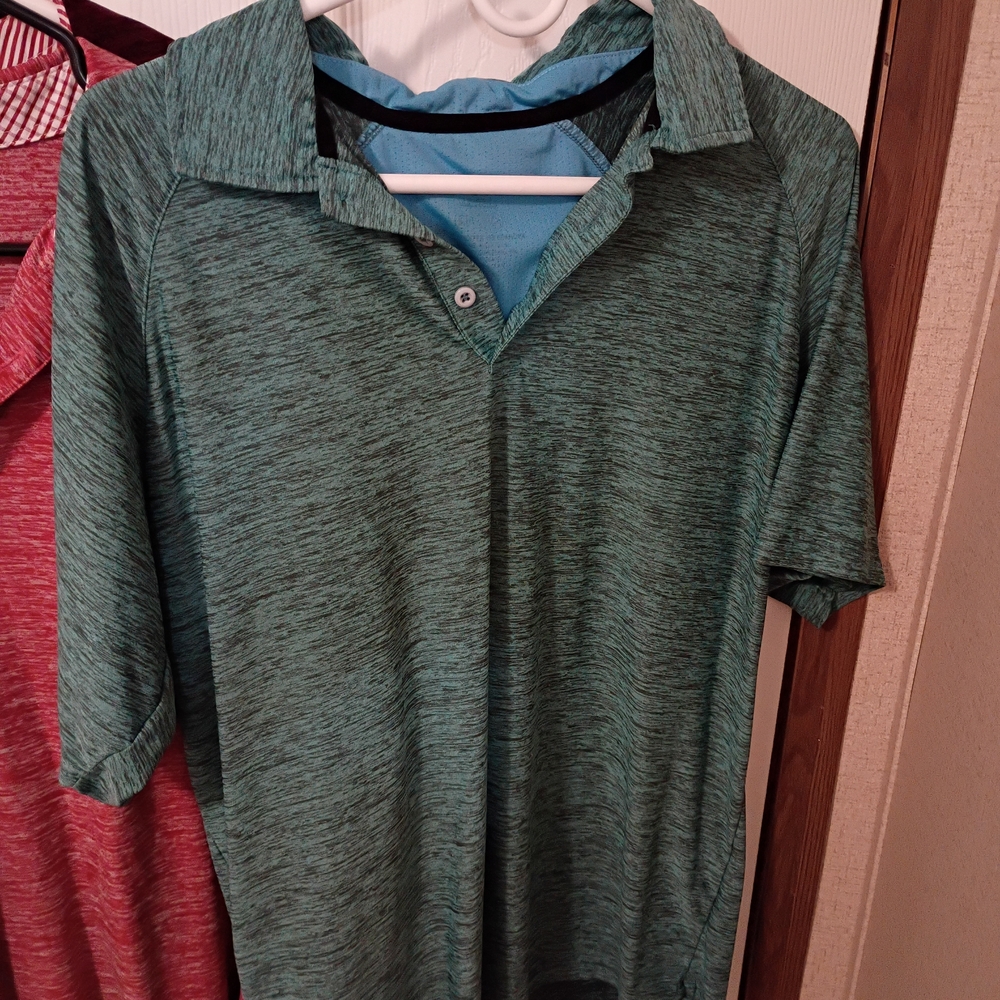 Men's Heathered Polo Shirts